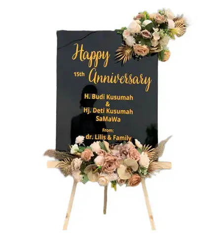 Papan Bunga Akrilik Partawangunan